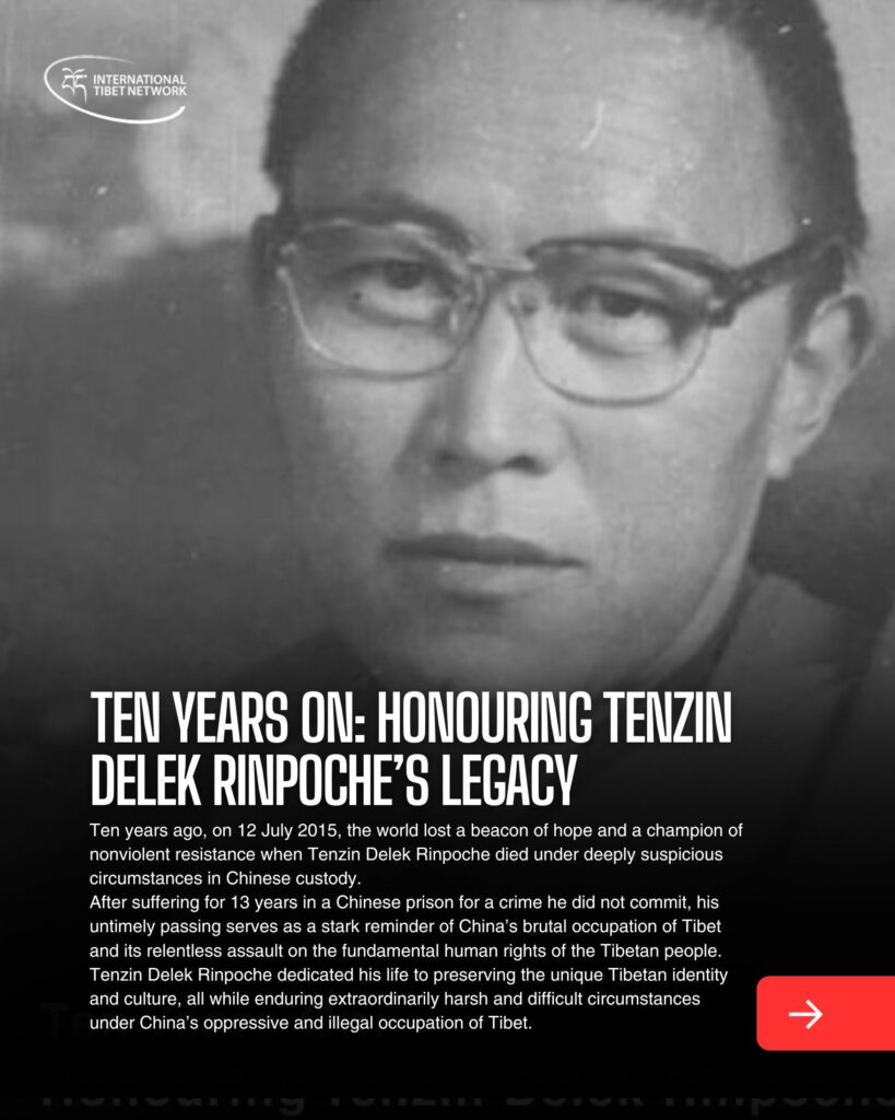 TEN YEARS ON: HONOURING TENZIN DELEK RINPOCHE'S LEGACY